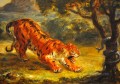 Tiger und Schlange 1862 Eugene Delacroix
